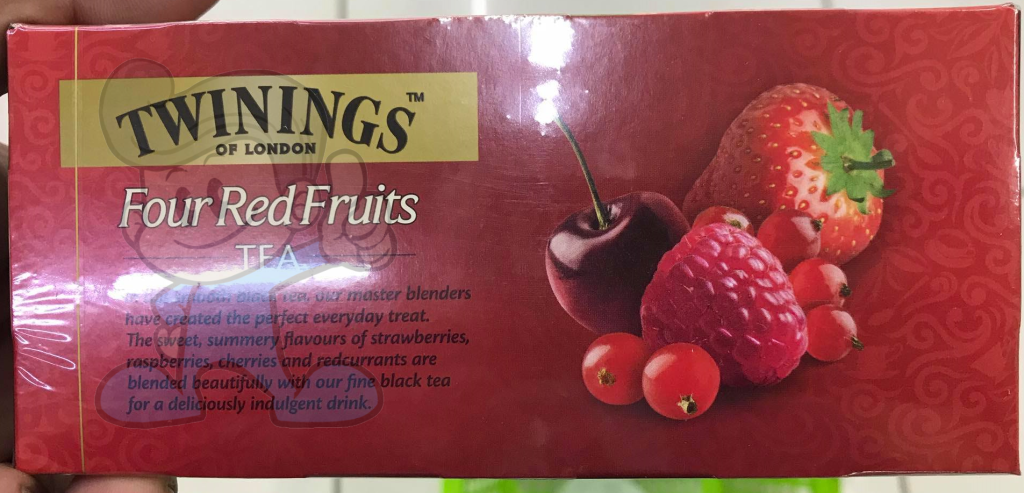 Twinings Of London Four Red Fruits Tea 25 Bags Groceries