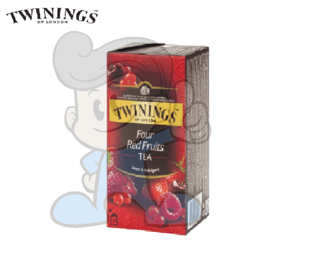 Twinings Of London Four Red Fruits Tea 25 Bags Groceries