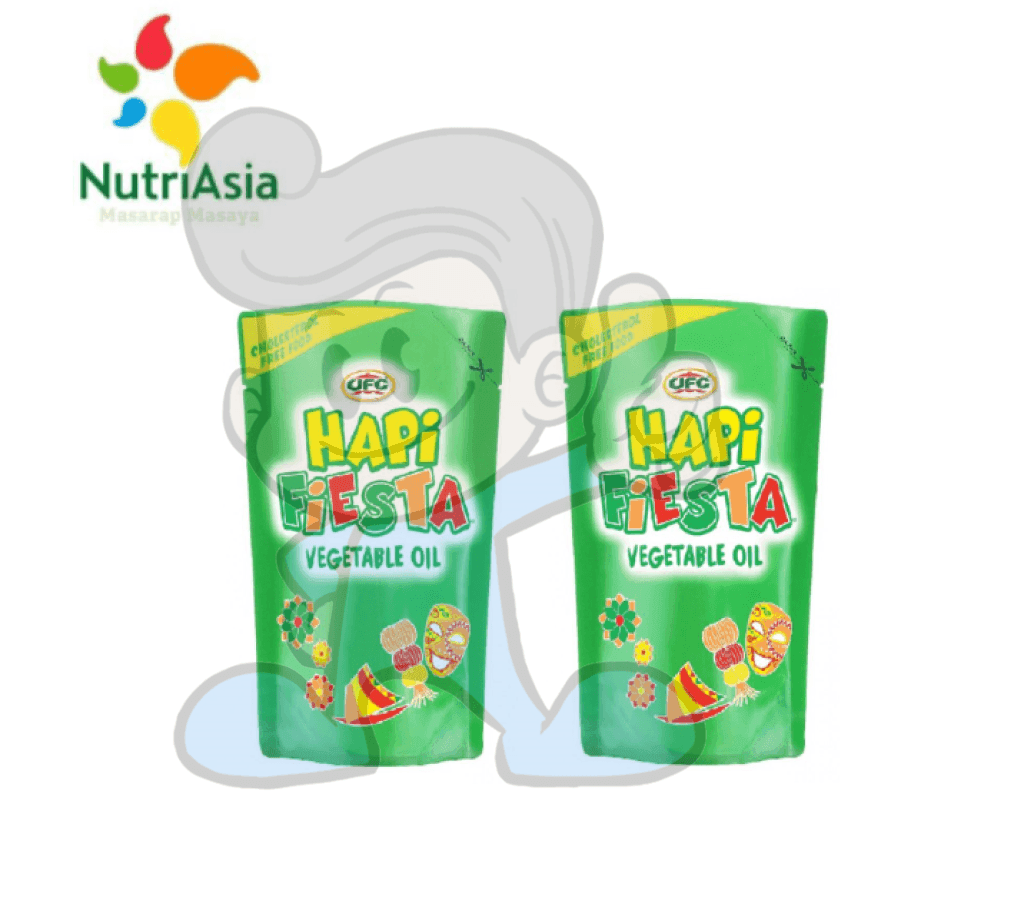 Ufc Hapi Fiesta Vegetable Oil Pouch (2 X 1L) Groceries