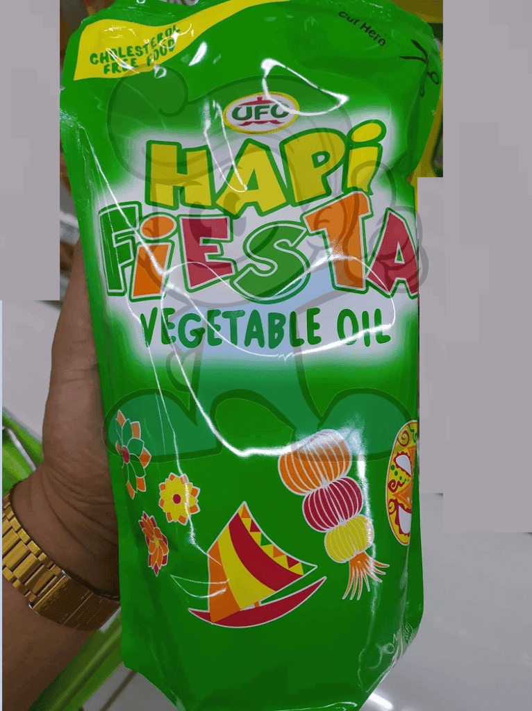 Ufc Hapi Fiesta Vegetable Oil Pouch (2 X 1L) Groceries