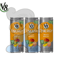 V8 Energy Peach Mango (3 X 237 Ml) Groceries