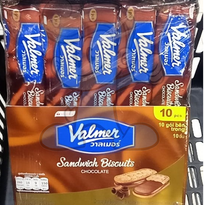 Valmer Chocolate Sandwich Biscuits (2 X 540 G) Groceries