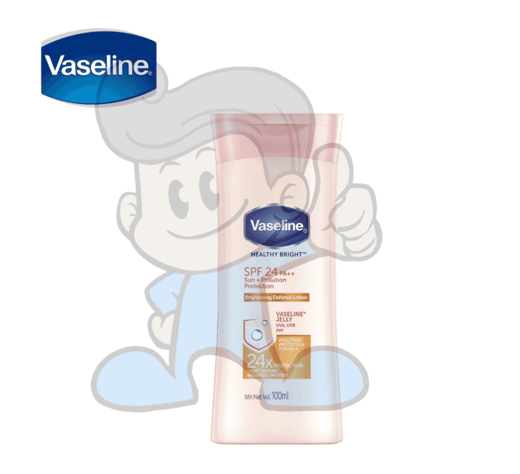 Vaseline Healthy Bright Brightening Defense Lotion Spf24 100Ml Beauty