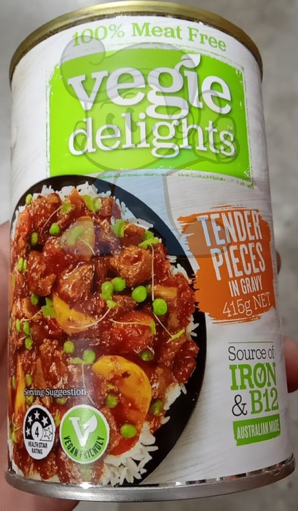 Vegie Delights Tender Pieces In Gravy (2 X 415G) Groceries