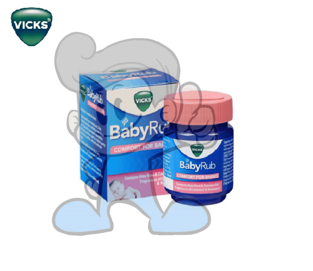 Vicks Babyrub Comfort For Babies Soothing Ointment 45G Mother & Baby