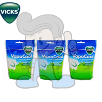 Vicks Vapocool Original Menthol Candy (3 X 24S) Health