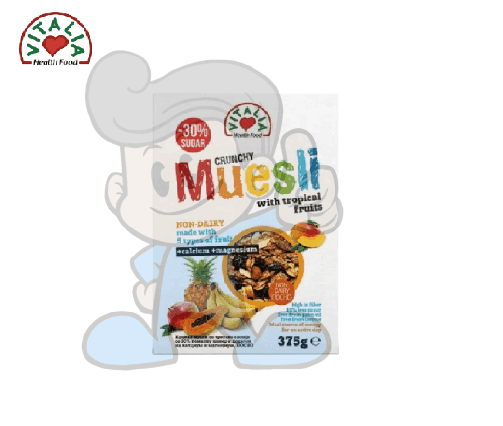 Vitalia Crunchy Muesli With Tropical Fruits 375G Groceries