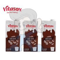 Vitasoy Chocolate Soy Milk Drink (3 X 1L) Groceries