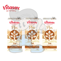 Vitasoy Plus Oat Soy Milk Drink (3 X 1L) Groceries