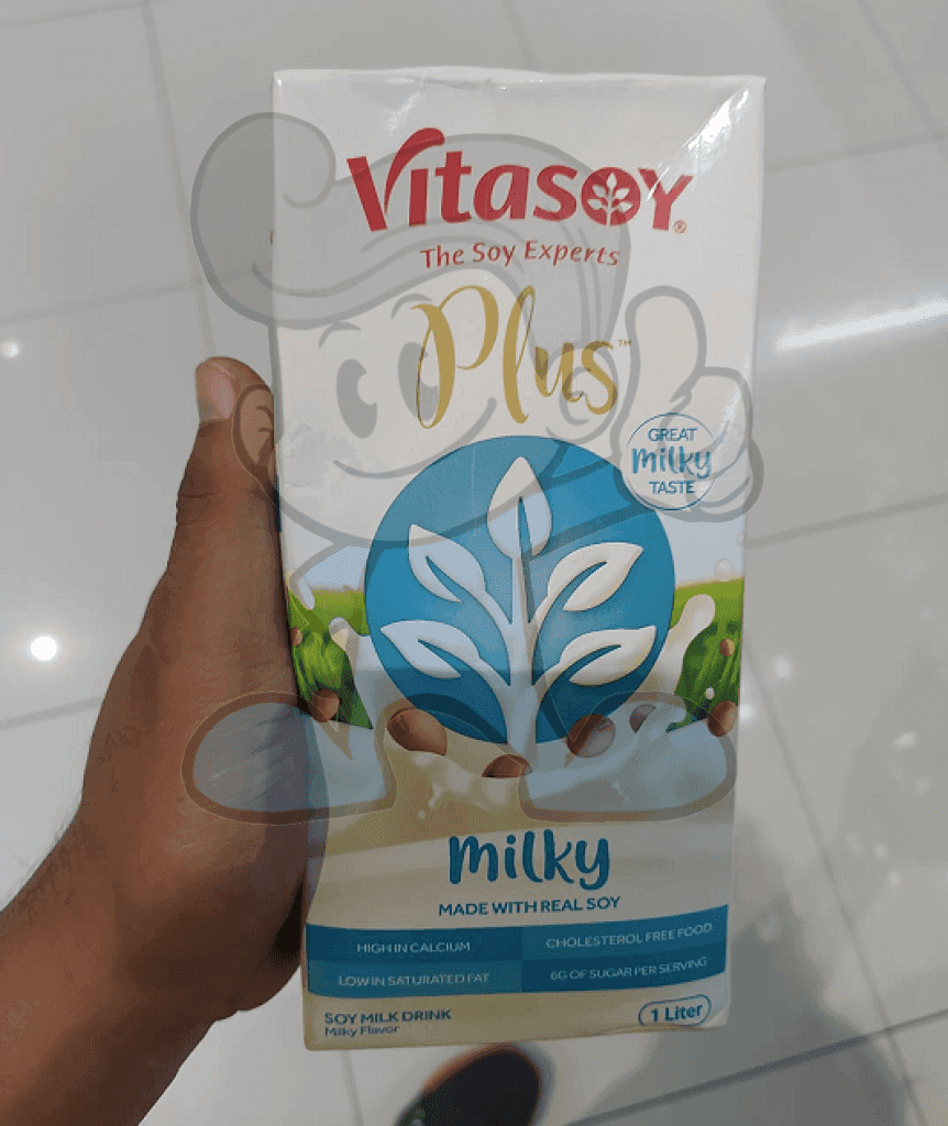 Vitasoy Plus Soy Milky Flavor Drink (3 X 1L) Groceries