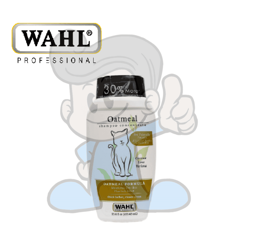 Wahl Oatmeal Formula Cat Shampoo 15.4 Oz Pet Supplies