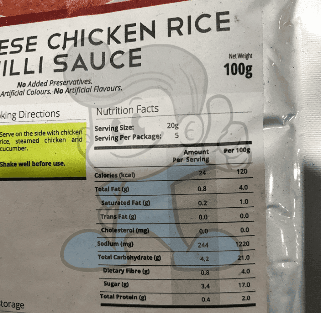 Way Hainanese Chicken Rice Chilli Sauce (3 X 100G) Groceries