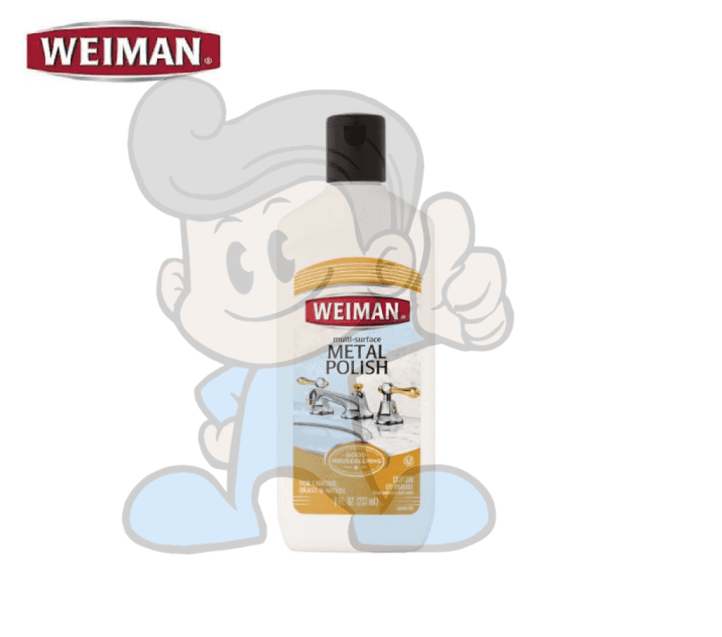 Weiman Multi-Surface Metal Polish 237Ml Household Supplies