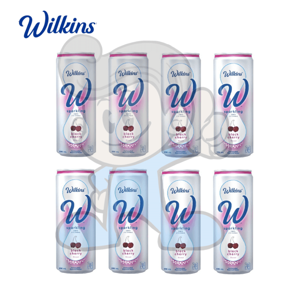 Wilkins Sparkling Water Black Cherry (8 X 325Ml) Groceries