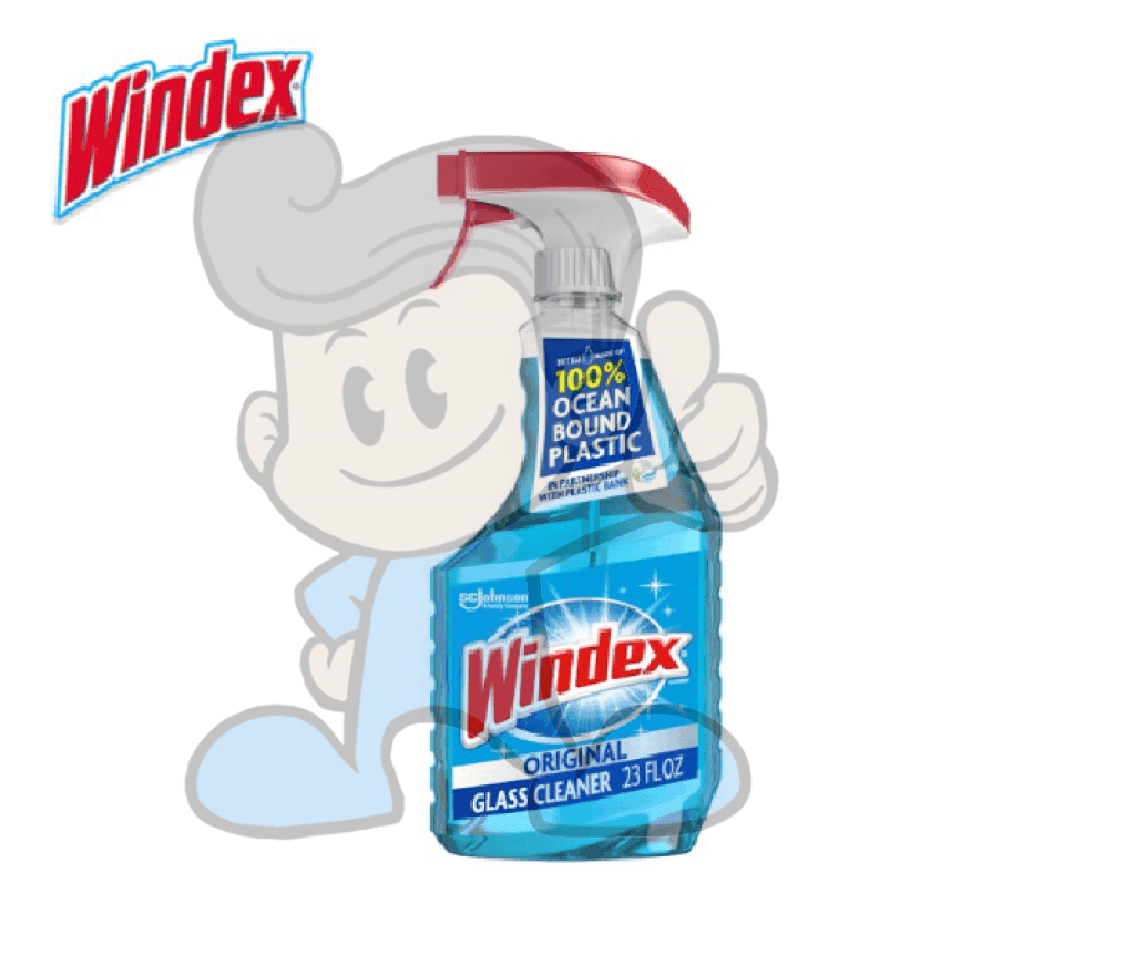 Windex Unbeatable Streak-Free Shine Original Glass Cleaner 680Ml Household Supplies