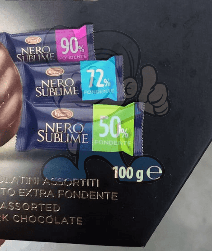 Witor&#39;s Nero Sublime Assorted Fine Extra Dark Chocolate Pralines 100G Groceries