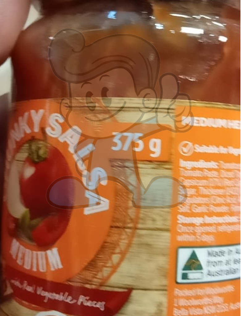 Woolworths Chunky Salsa Medium (2 X 375G) Groceries