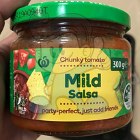 Woolworths Chunky Tomato Mild Salsa (2 X 300 G) Groceries