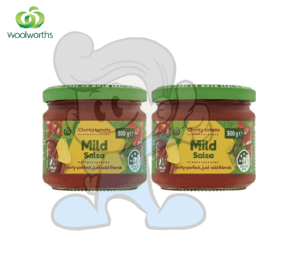 Woolworths Chunky Tomato Mild Salsa (2 X 300 G) Groceries