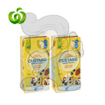 Woolworths Custard Vanilla Flavour (2 X 1L) Groceries