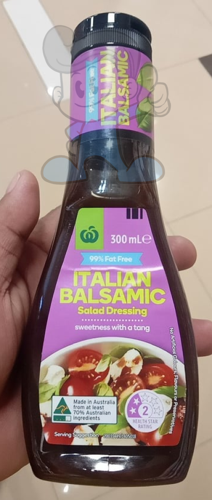 Woolworths Italian Balsamic Salad Dressing (2 X 300Ml) Groceries