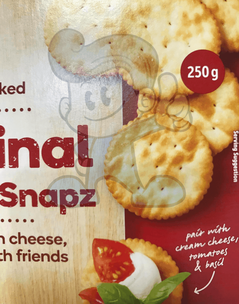 Woolworths Oven Baked Original Cracker Snapz (2 X 250 G) Groceries