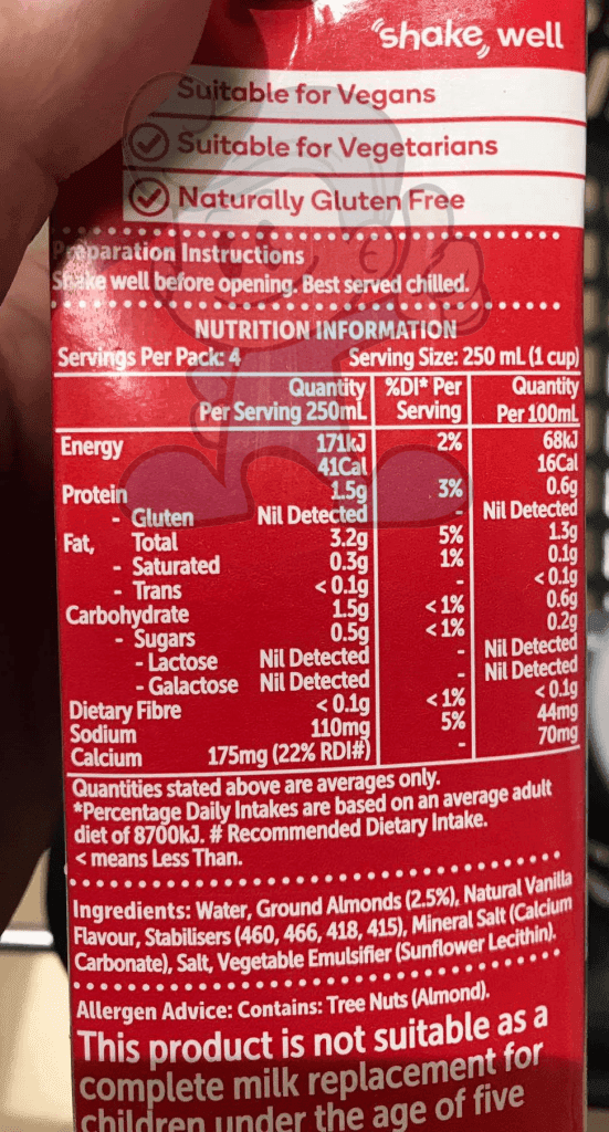 Woolworths Unsweetened Almond Milk (2 X 1L) Groceries