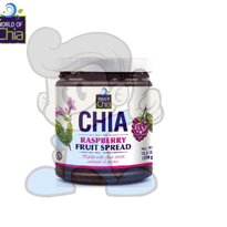 World Of Chia Raspberry Fruit Spread 320G Groceries