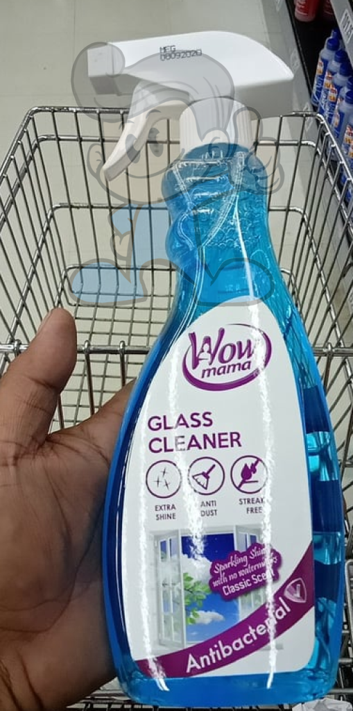 Wow Mama Glass Cleaner Antibacterial (2 X 500 Ml) Household Supplies