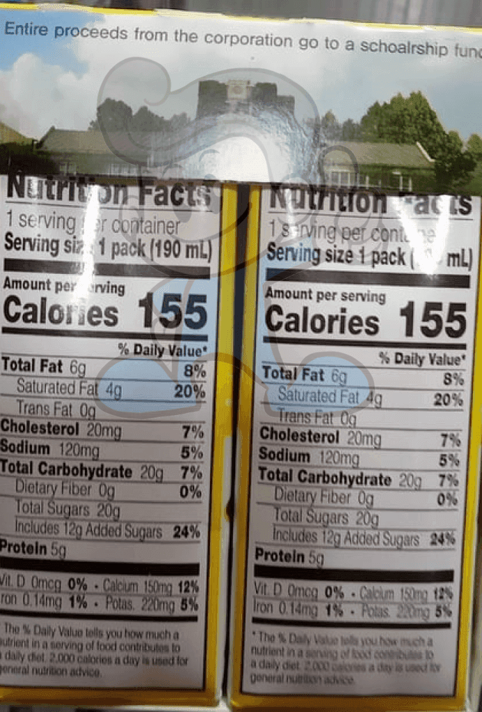 Yonsei Banana Flavored Milk Drink (6 X 190 Ml) Groceries