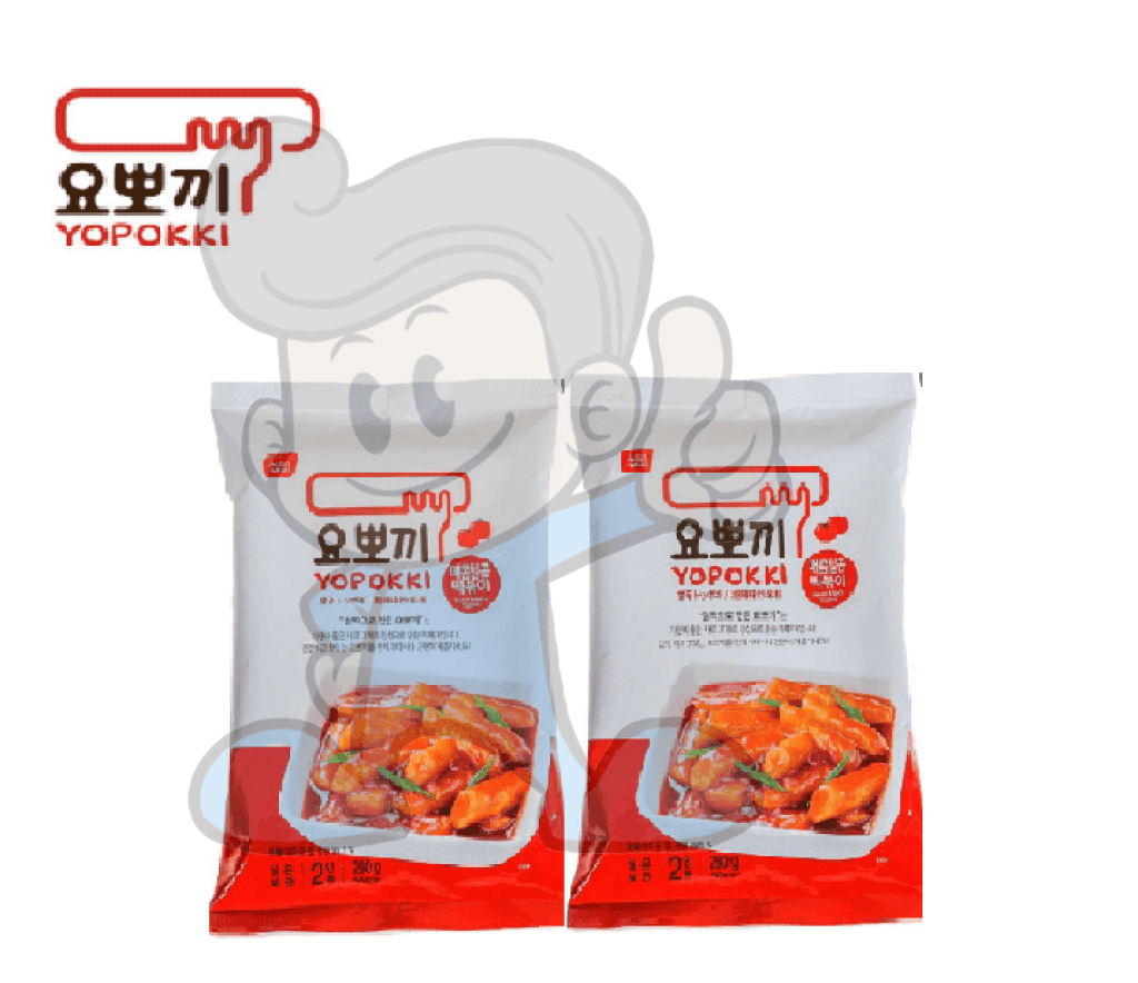 Yopokki Sweet & Spicy Topokki Pouch (2 X 280G) Groceries