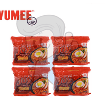 Yumee Eat & Joy Super Spicy Fried Noodle 5 Packs (350G) Set Of 4 Groceries