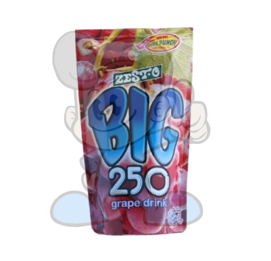 Zesto Big 250 Grape Flavor Box Of 3 (30 X 250Ml) Groceries