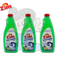 Zim Glass Cleaner Apple Refill (3 X 500Ml) Household Supplies