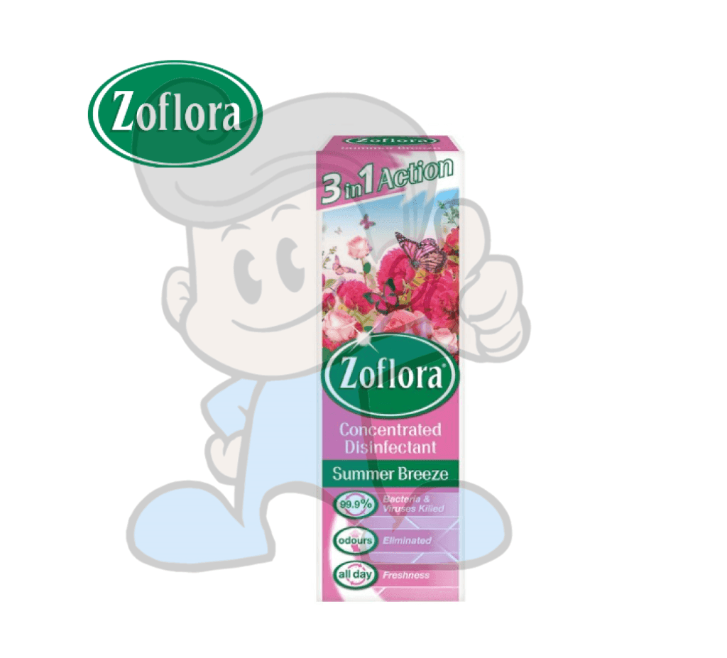 Zoflora Concentrated Disinfectant Summer Breeze 250Ml Household Supplies